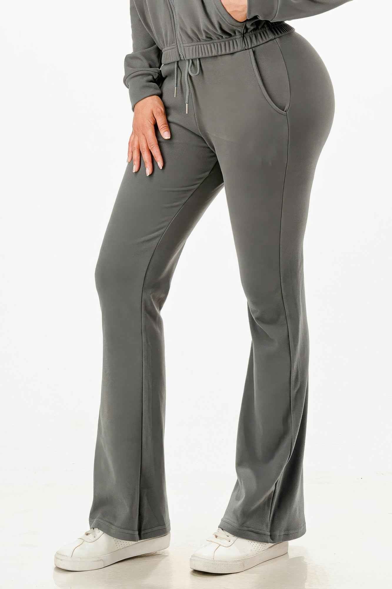 Soft Zipup Track Suit Set