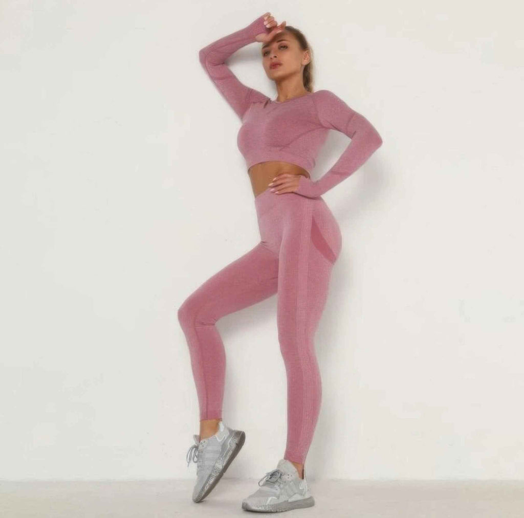 Seamless Top Leggings Set