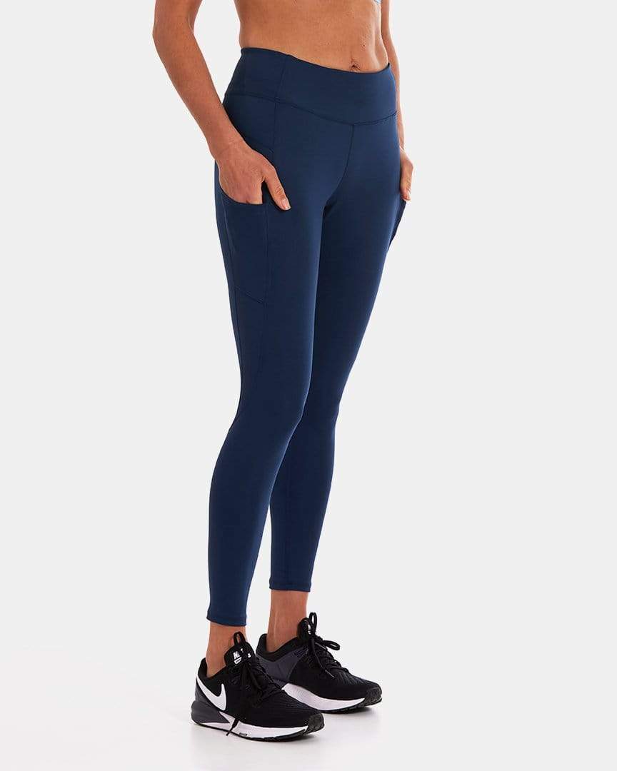 Wi-Thi Mid-Rise Pocketed Legging – Night Swim Navy - Excel Merchandise
