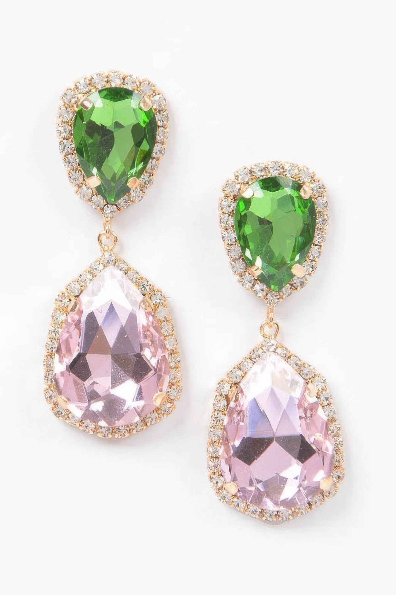 Multi Color Stone Earring