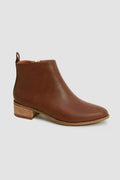 Beast Fashion PU Leather Block Heel Boots - Liorienne