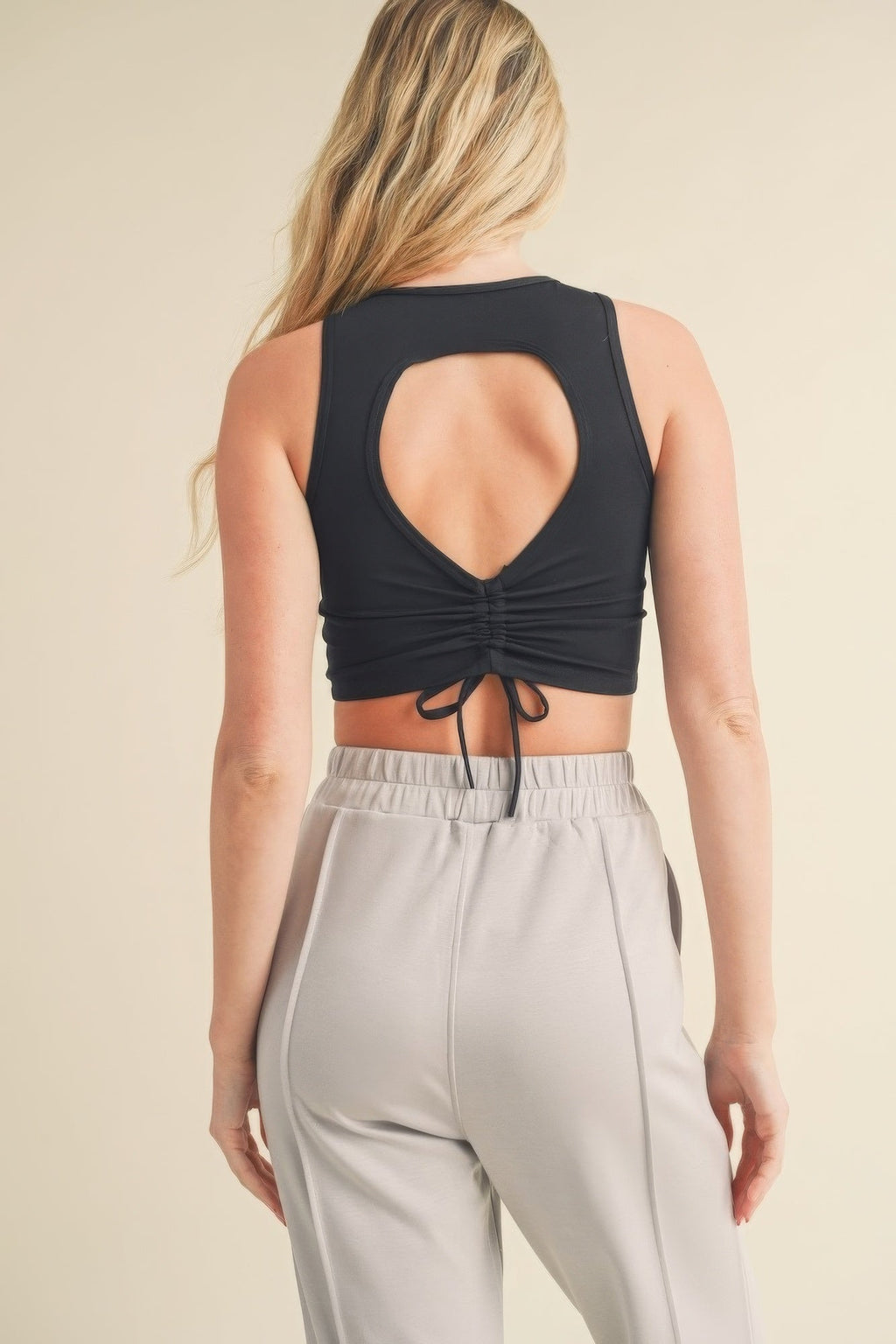 Corset Inspired Cropped Tank Top - Liorienne