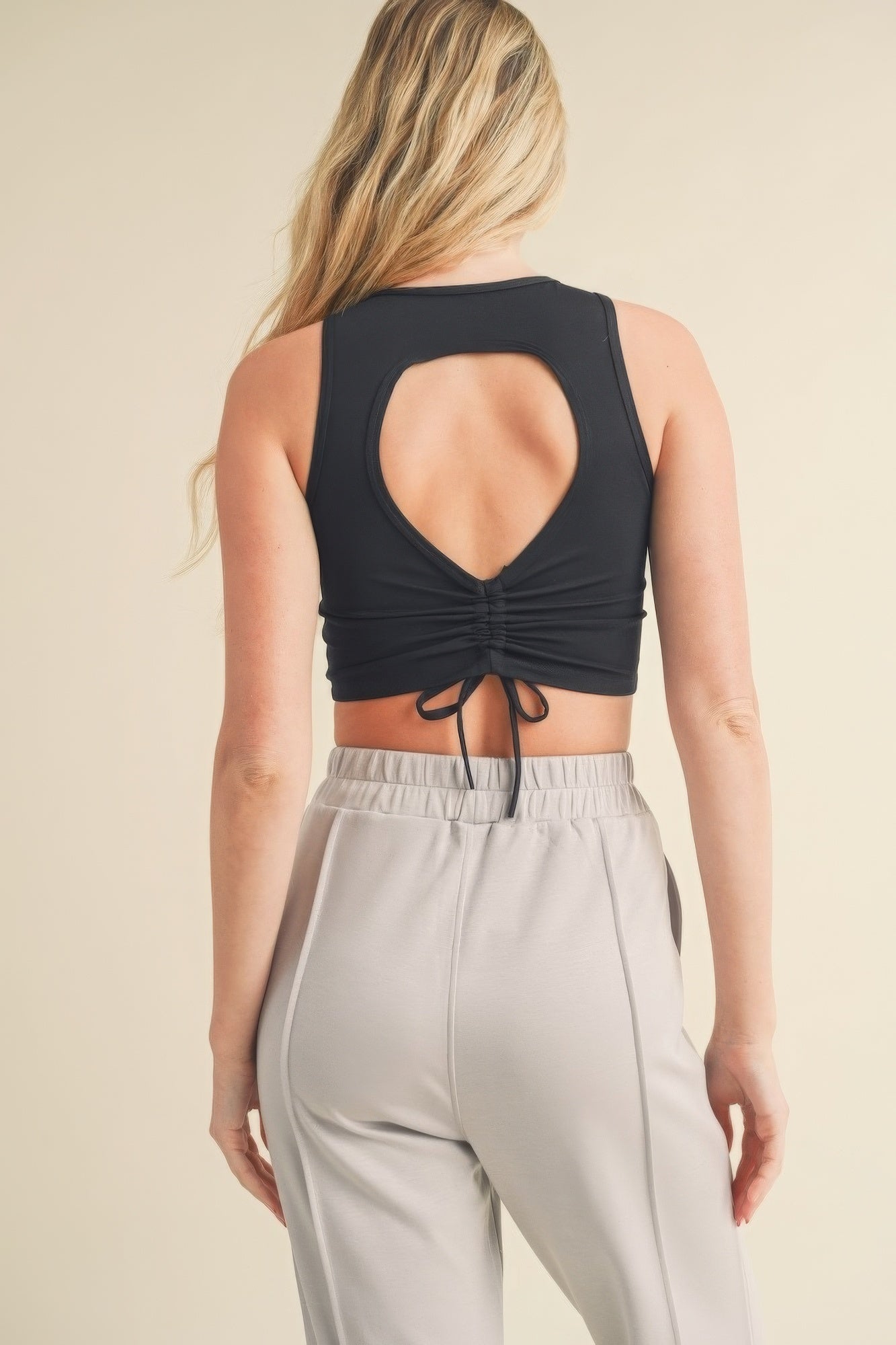 Corset Inspired Cropped Tank Top - Liorienne