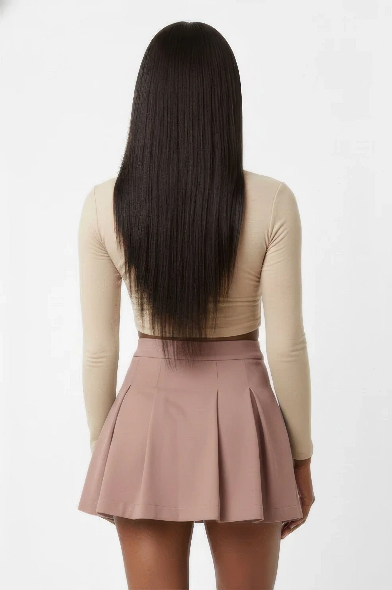 Essential High-waist Pleated Mini Skirt - Liorienne