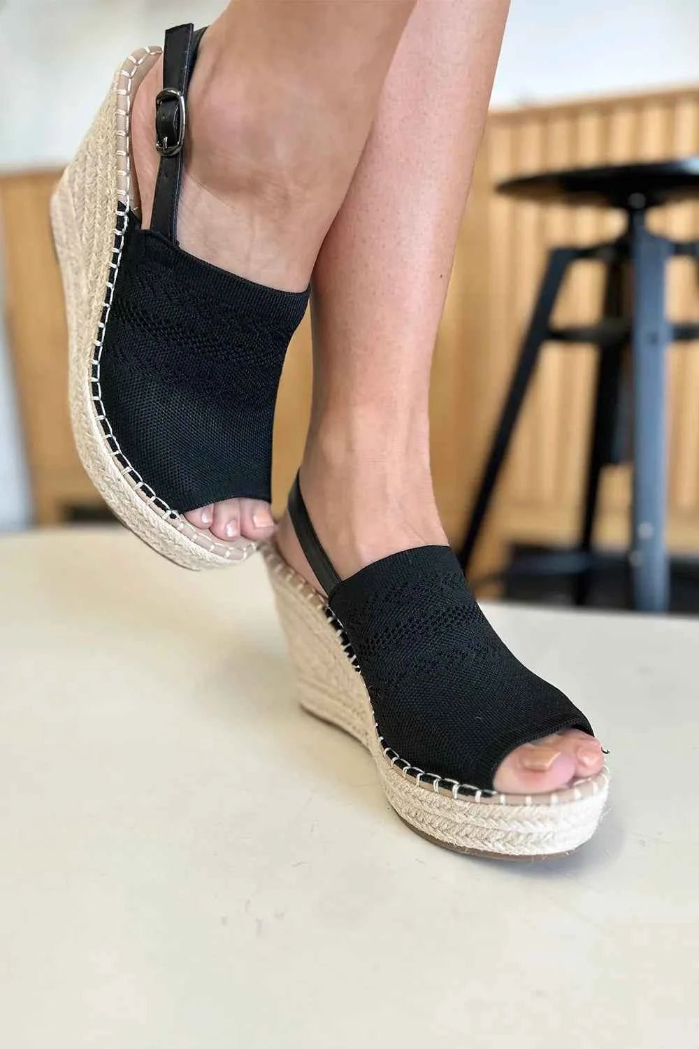 Forever Link Peep Toe High Heel Sandals - Liorienne