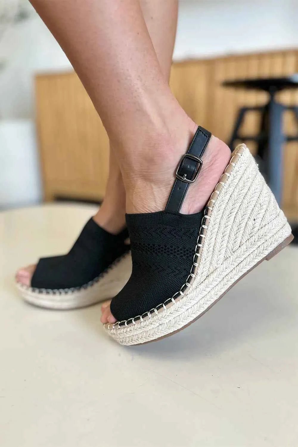 Forever Link Peep Toe High Heel Sandals - Liorienne