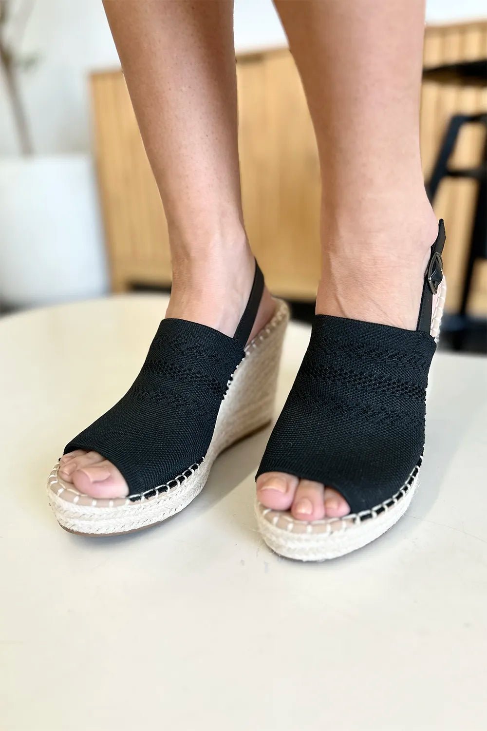 Forever Link Peep Toe High Heel Sandals - Liorienne