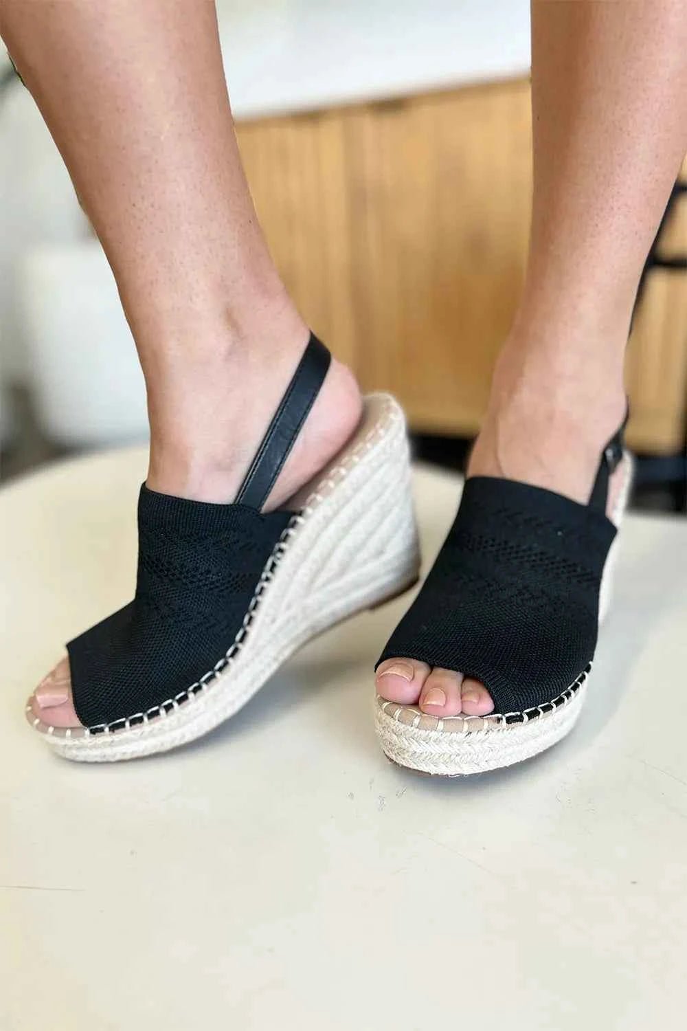 Forever Link Peep Toe High Heel Sandals - Liorienne