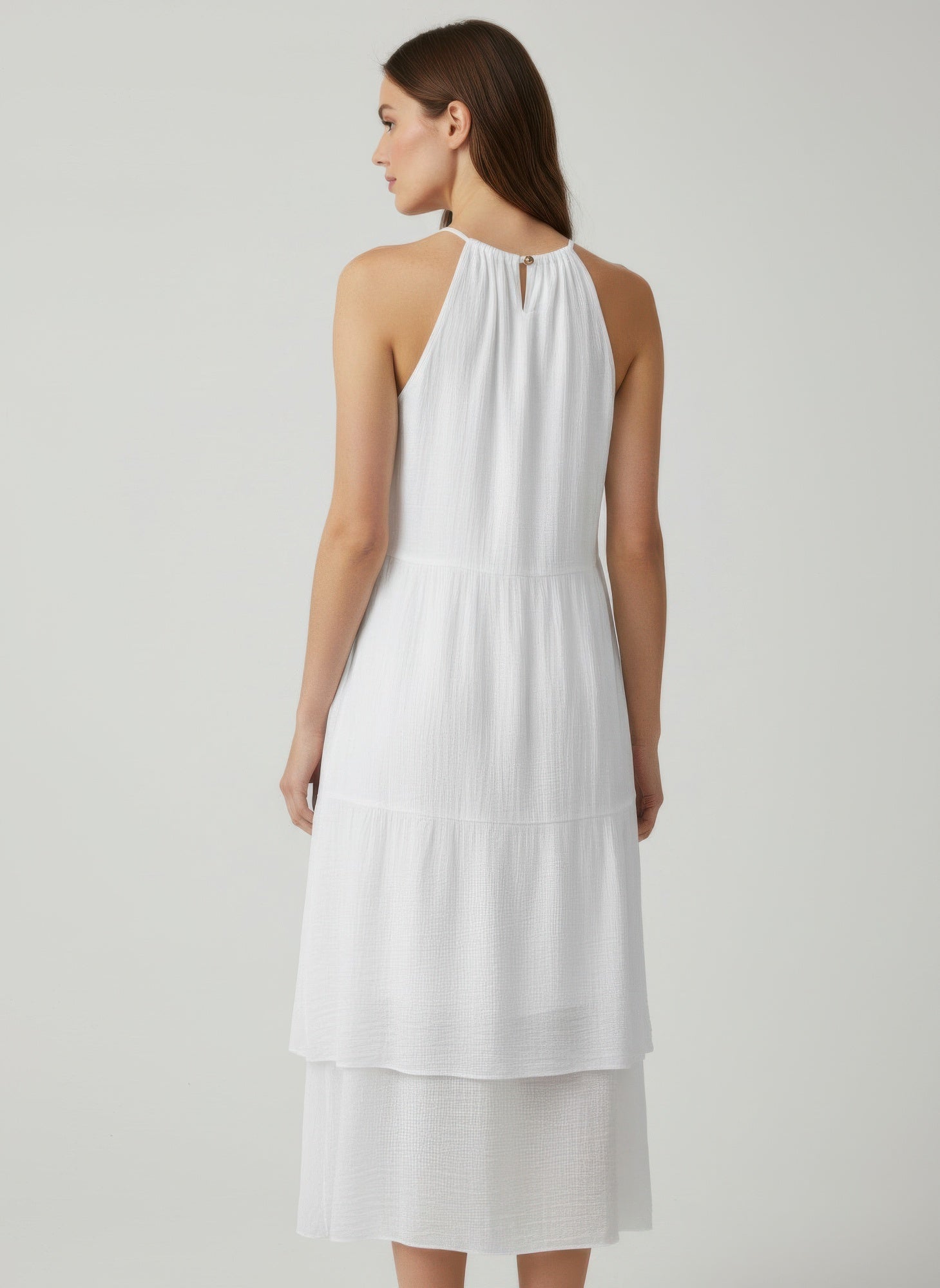 Mlle Gabrielle Solid Sleeveless Dress - Liorienne
