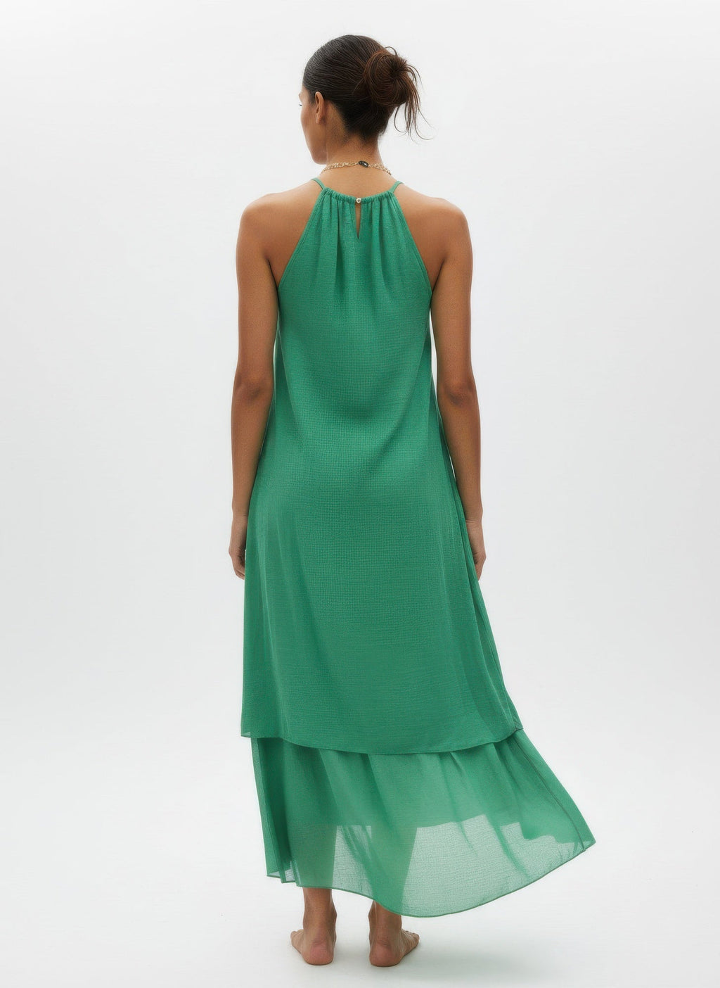 Mlle Gabrielle Solid Sleeveless Dress - Liorienne