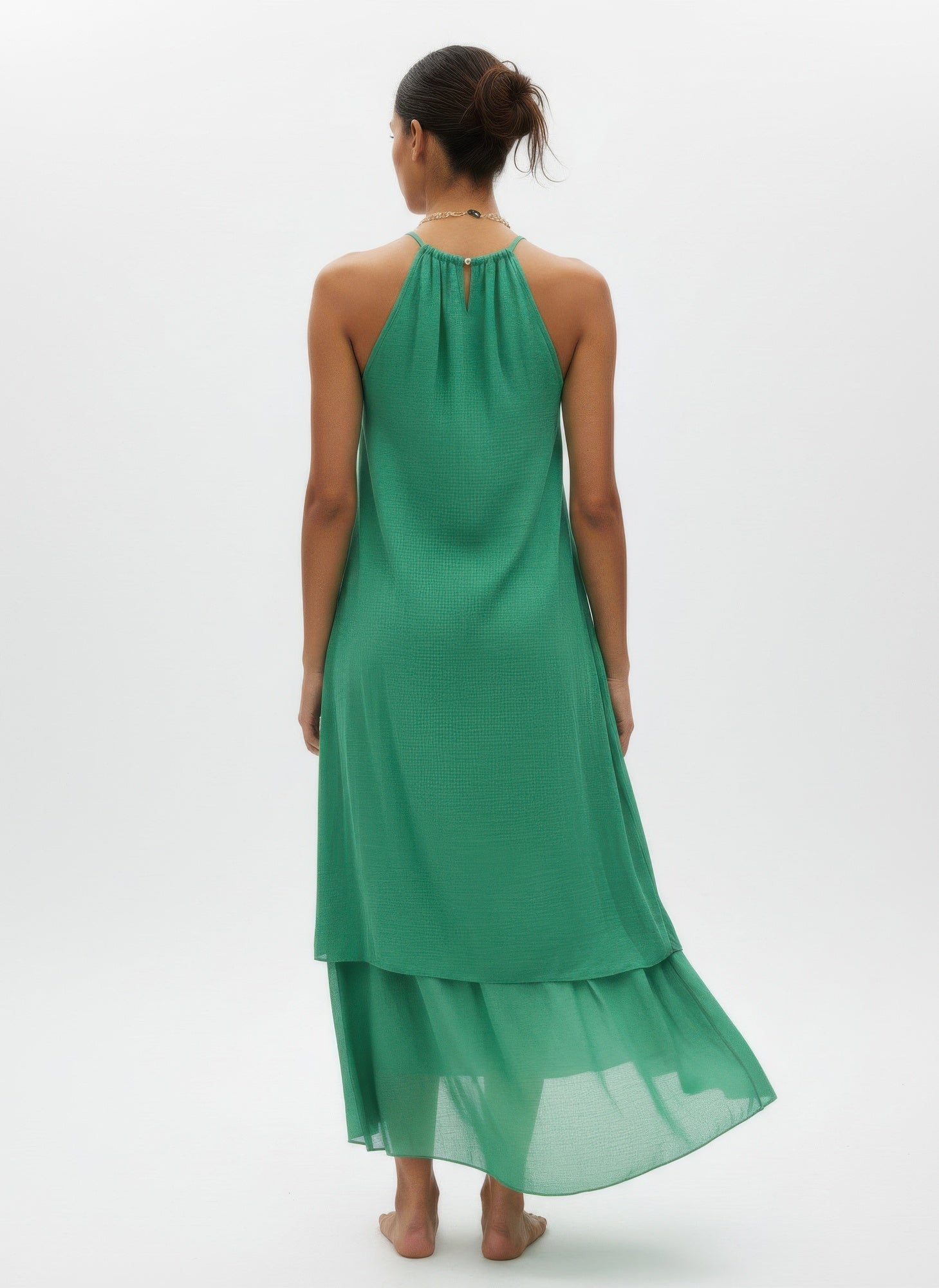 Mlle Gabrielle Solid Sleeveless Dress - Liorienne