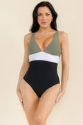 Modern Colorblock One Piece - Liorienne