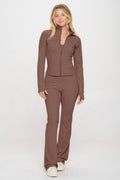Premium Yoga Jacket W/jumpsuit Set - Liorienne