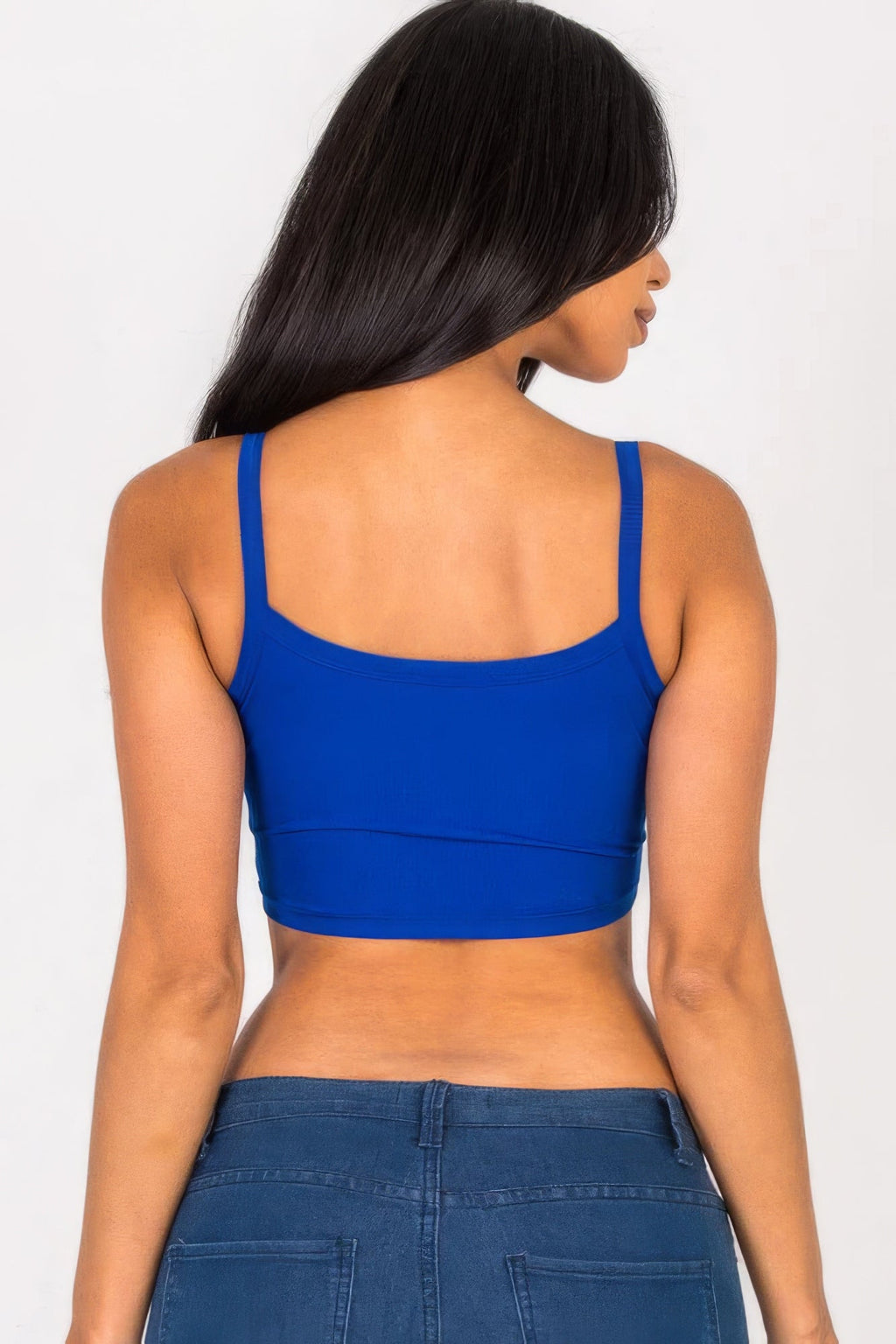 Ribbed Knit Cami Crop Top - Liorienne