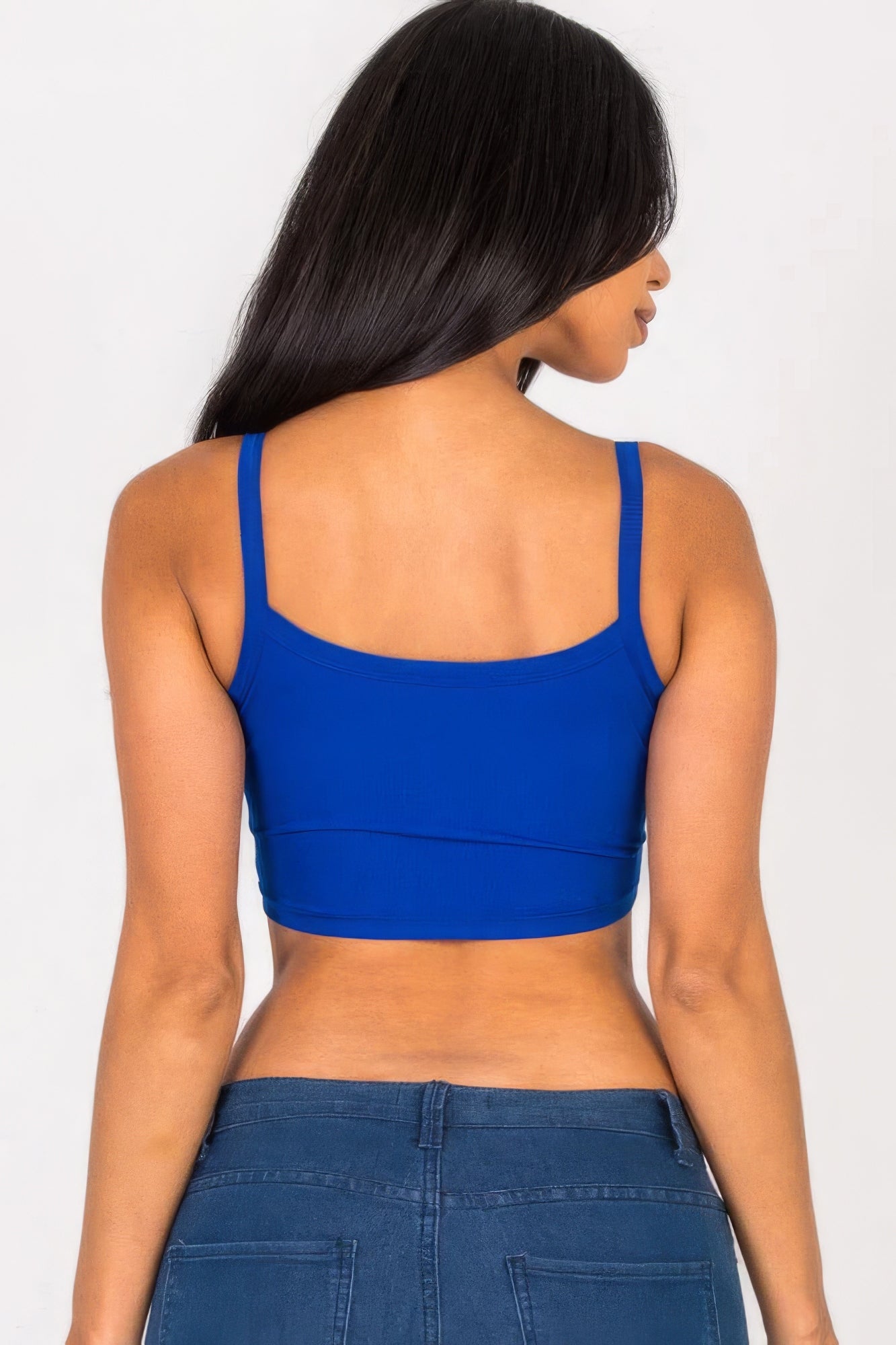 Ribbed Knit Cami Crop Top - Liorienne