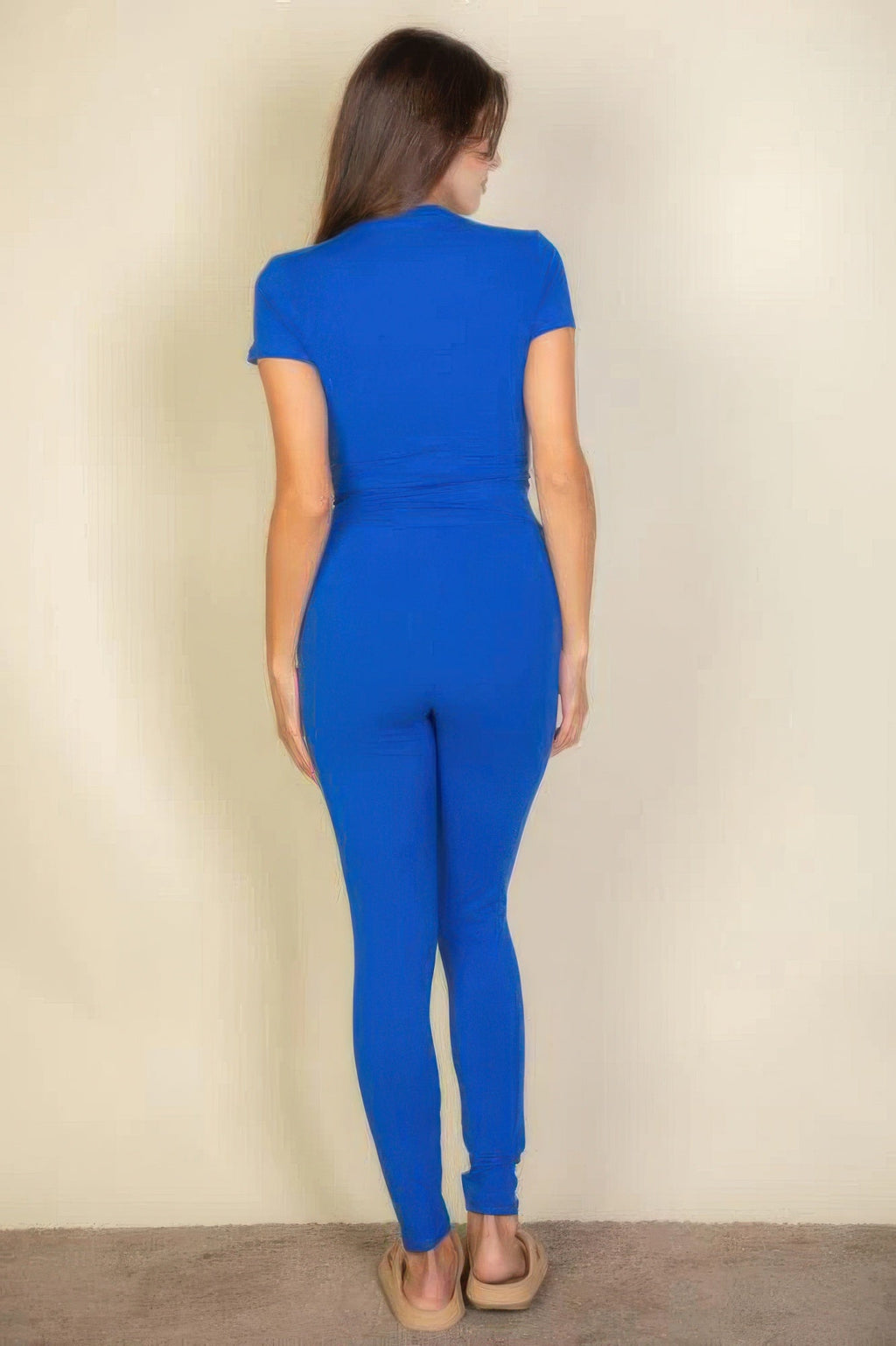 Short Sleeve Round Neck T Shirt - Liorienne