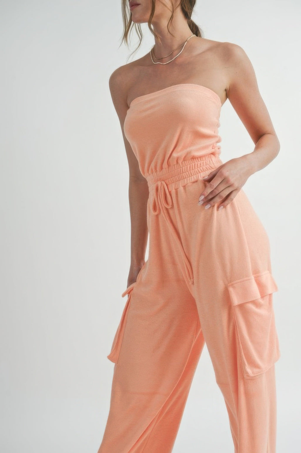 Tube Top Jumpsuit Romper - Liorienne